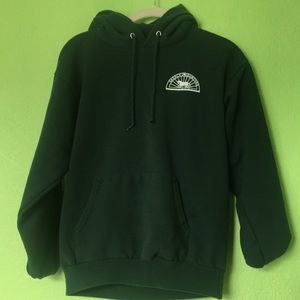 Forest green hoodie